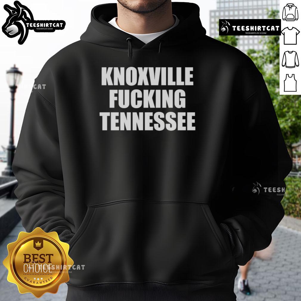 Original Knoxville Fucking Tennessee Hoodie featuring bold graphics and a cozy design, perfect for local pride and style.