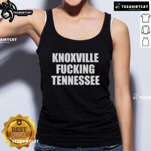Original Knoxville Fucking Tennessee Tank Top featuring bold graphic design and comfortable fit for casual wear.