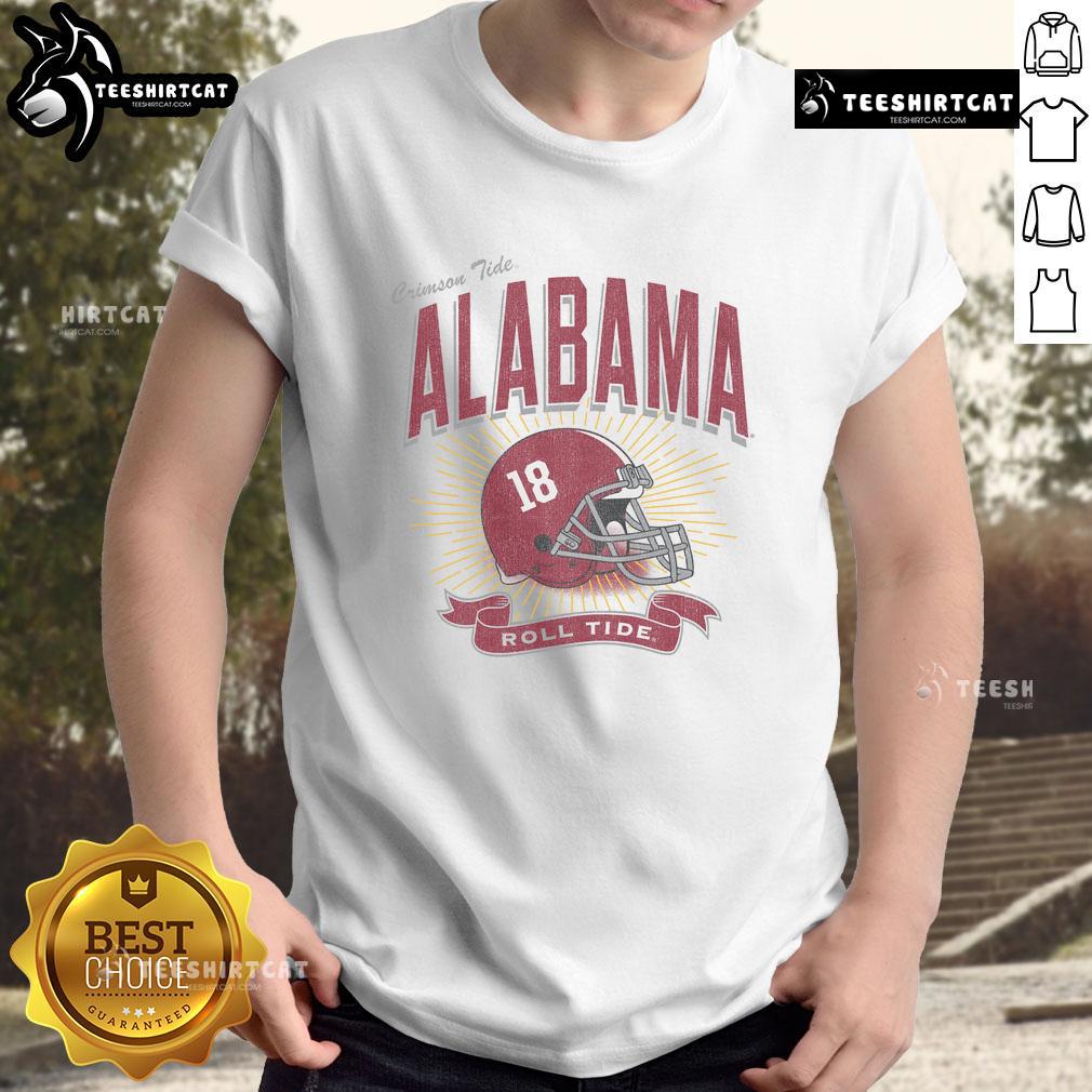 Premium Alabama Crimson Tide Prime Play T-Shirt in vibrant crimson with team logo, perfect for game day or casual wear.