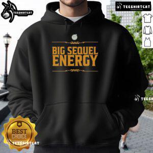 Alt Text: Premium Big Sequel Energy Hoodie in black, featuring a stylish design and comfortable fit for everyday wear.