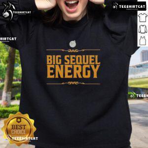 Premium Big Sequel Energy Sweatshirt in vibrant colors, showcasing a modern design perfect for casual wear and comfort.