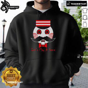 Premium Lets Play a Game Saw Movie hoodie featuring iconic horror design and comfortable fit for fans.