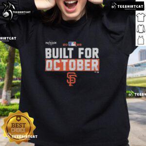 Alt Text: Premium San Francisco Giants 2025 MLB postseason sweatshirt, perfect for October games and fan support.