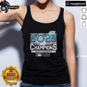 Premium Seattle Mariners 2025 MLB Postseason AL Division Series Champions tank top showcasing team pride and style.
