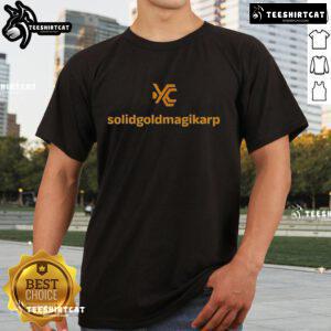 Premium Solidgoldmagikarp Logo T-Shirt featuring vibrant design and high-quality fabric, perfect for Pokmon fans.