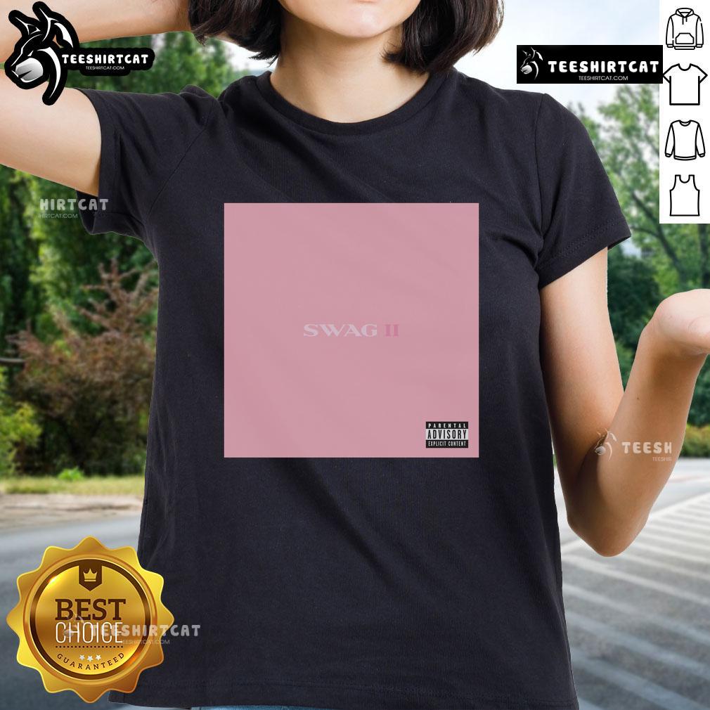 Premium Swag II Justin Bieber Ladies Tee featuring stylish design and vibrant colors, perfect for fans and casual wear.