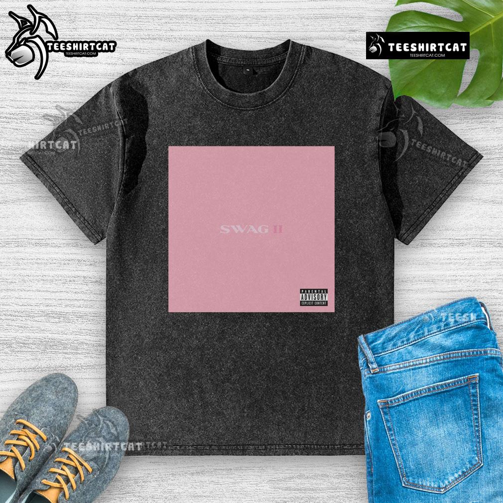 Premium Swag II Justin Bieber washed t-shirt featuring a stylish design and soft fabric for ultimate comfort.