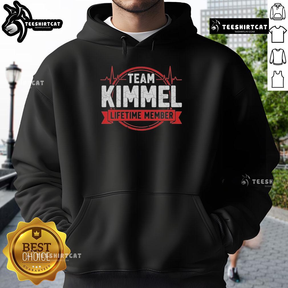 Premium Team Kimmel Lifetime Member Hoodie in stylish design, perfect for loyal fans and comfortable wear.