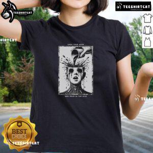 Premium Browning 'Open Your Mind And Pour In The Acid' Ladies Tee featuring unique graphic design and comfortable fit.