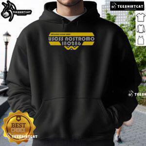 Premium USCSS Nostromo 180286 Hoodie featuring iconic design, perfect for fans of the Alien franchise and stylish comfort.