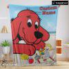 Pretty Clifford's Puppy Days Emily Elizabeth Beach Blanket Fleece Customized Blanket