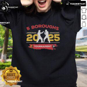 Pretty Cobra Kai Karate Kid sweatshirt celebrating the 4 Boroughs Legends Tournament tradition since 1984.