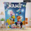 Pretty Disney Cartoon Mickey And Friends Cute Blanket Fleece Customized Blanket