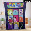 Pretty Disney Cartoon Monsters Inc Movie Blanket Customize Blanket
