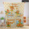 Pretty Disney Cartoon Orange Bird Cute Blanket Fleece Customized Blanket