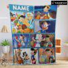 Pretty Disney Cartoon Pinocchio With Friends Blanket Fleece Customized Blanket