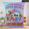Pretty Disney Cartoon Super Kitties Blanket Fleece Customized Blanket