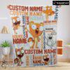 Pretty Disney Kiff Chatterley & Barry Buns Blanket Fleece Customized Blanket