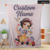 Pretty Disney Snow White Princess Blanket Fleece Customized Blanket