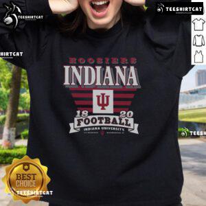 Alt Text: Stylish Indiana Hoosiers Stripe Splash Sweatshirt, perfect for fans showcasing team spirit and comfort.
