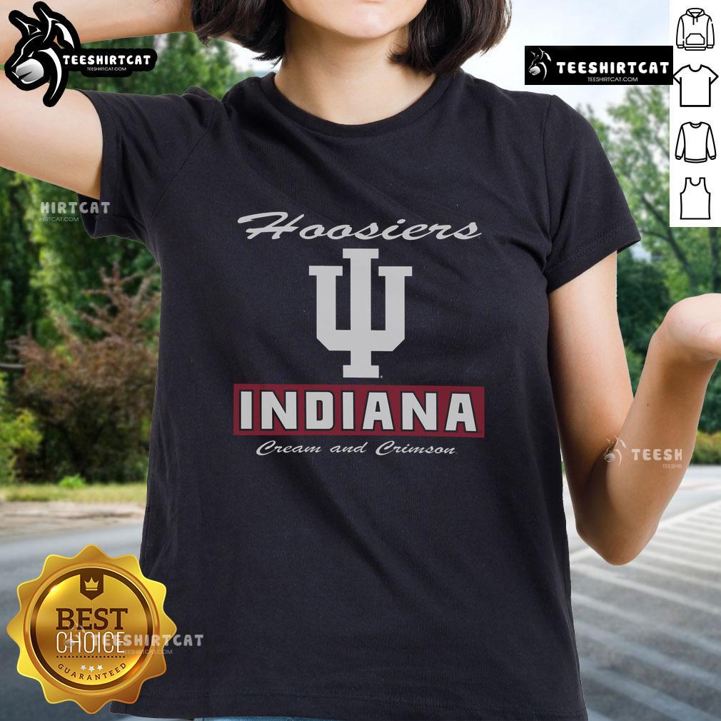 Pretty Indiana Hoosiers waver ladies tee featuring a stylish design perfect for fans of the Hoosiers.