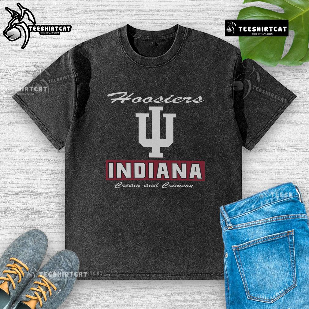 Pretty Indiana Hoosiers Waver Washed T-Shirt featuring bold team colors and a stylish vintage design for fans.