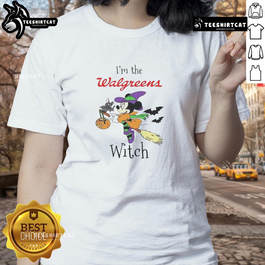 Pretty Minnie Mouse Halloween tee for ladies at Walgreens, perfect for trick or treating this spooky season.