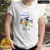 Pretty Minnie Mouse Halloween T-shirt featuring 'I'M Walmart Witch' design for trick or treat fun.