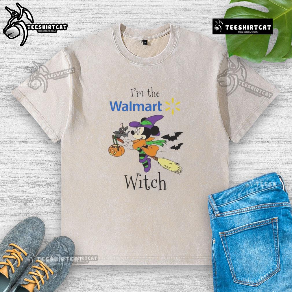 Pretty Minnie Mouse Halloween washed t-shirt from Walmart, perfect for trick-or-treating in style this spooky season.