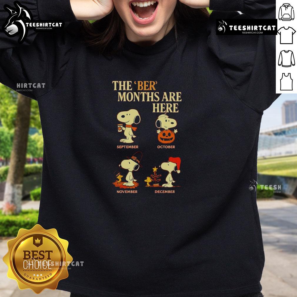 Alt Text: Cozy Snoopy Halloween sweatshirt for the Ber months, featuring a playful design perfect for autumn celebrations.