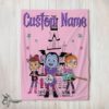 Pretty Vampirina With Poppy Peepleson & Bridget Drawing Blanket Fleece Customized Blanket