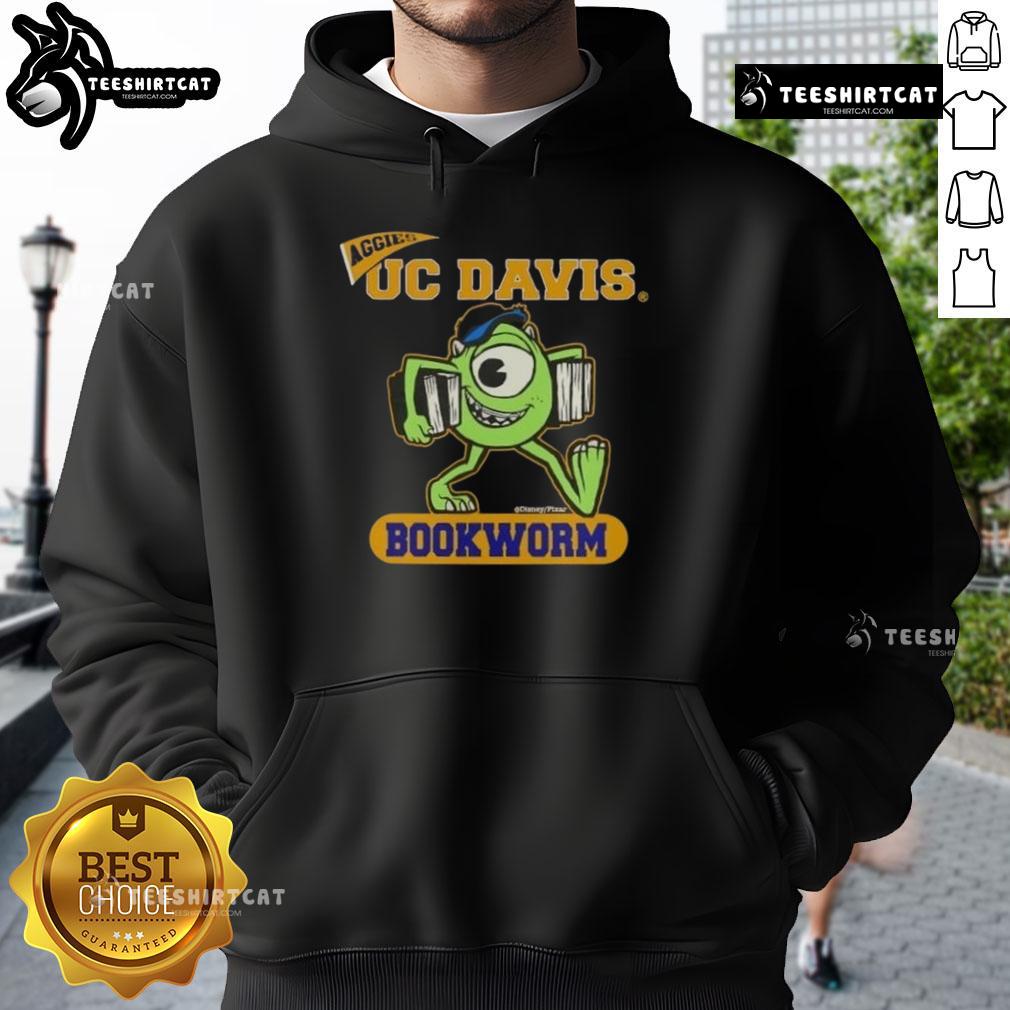 Alt Text: Top Monster Disney UC Davis Bookworm Hoodie featuring a vibrant design perfect for fans and cozy wear.