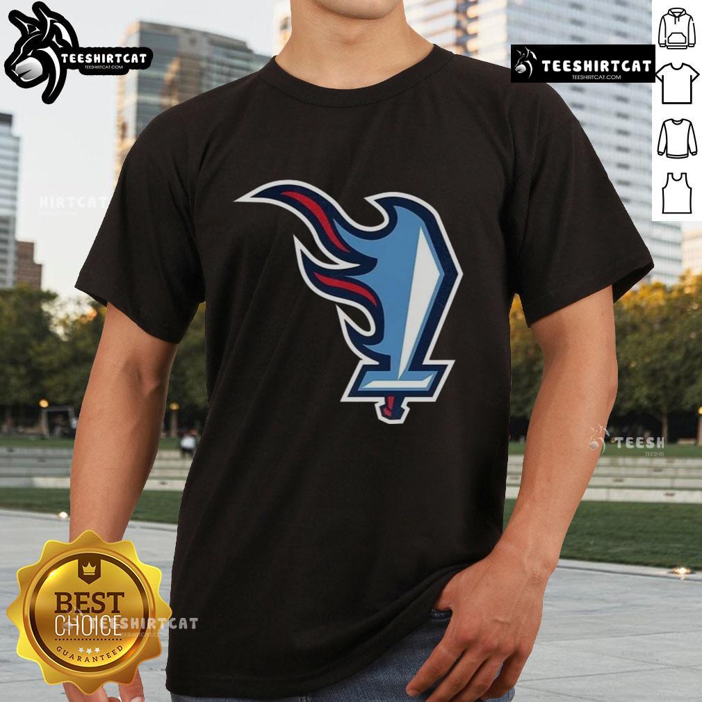 Good Tennessee Titans Logo Redesign T-Shirt featuring a modern logo on a stylish, comfortable fit for fans.