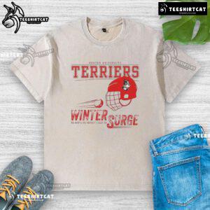Nice Boston University Terriers winter surge washed t-shirt showcasing bold logo and comfortable fit, perfect for fans.