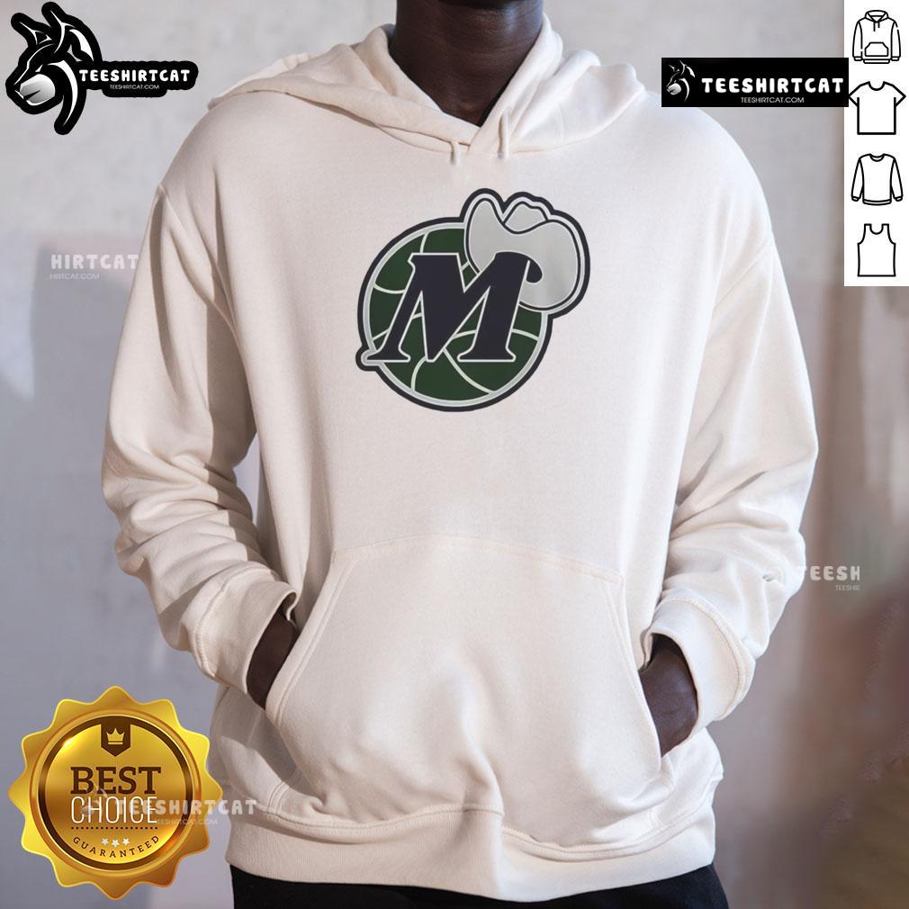 Alt Text: Stylish Dallas Mavericks basketball logo hoodie featuring vibrant team colors, perfect for fans and casual wear.