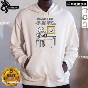 Fun Pittsburgh Steelers NFL 2025 meme hoodie for a nice Monday, perfect for fans showcasing team spirit.
