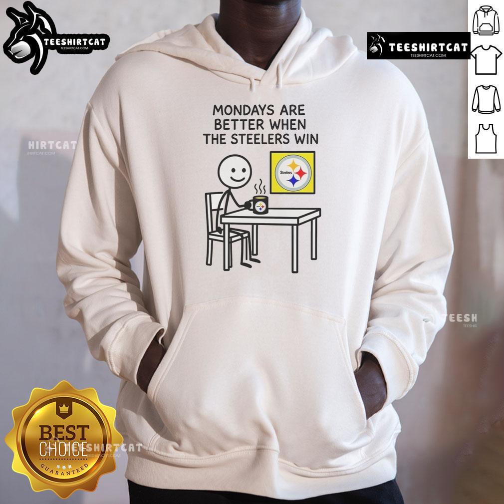 Fun Pittsburgh Steelers NFL 2025 meme hoodie for a nice Monday, perfect for fans showcasing team spirit.