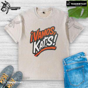 Nice Sam Houston Bearkats football Vamos Kats washed t-shirt in vibrant colors, perfect for fans and game day wear.