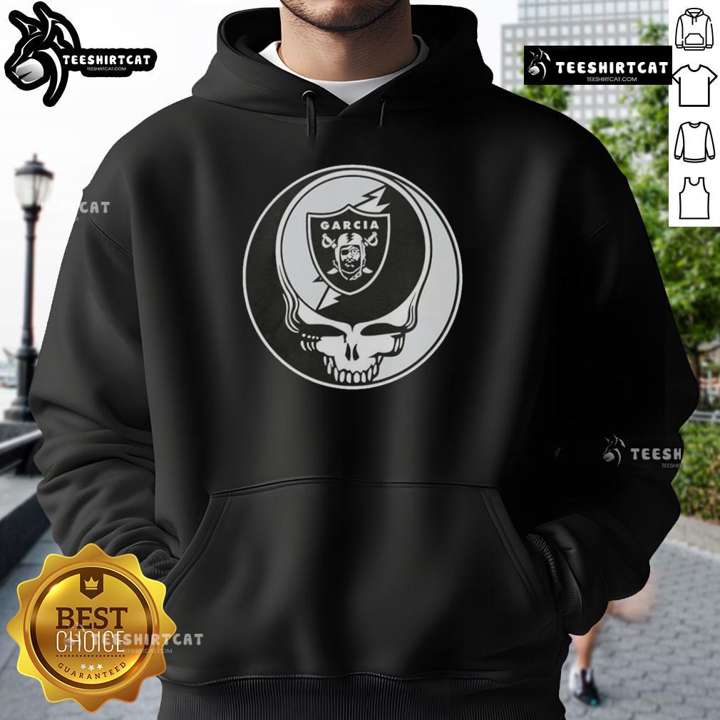 Premium NFL Oakland Raiders Grateful Dead Stealie hoodie featuring vibrant graphics and a cozy design for fans.