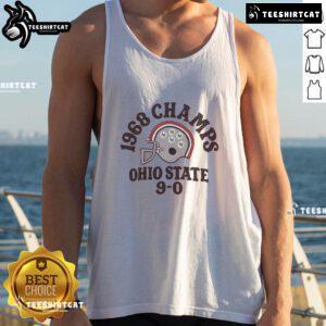 Premium Ohio State National Champs 1968 9-0 Tank Top showcasing vintage college football pride and team spirit.