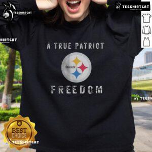 Premium Pittsburgh Steelers Football sweatshirt for true patriots, featuring bold team logo and comfortable design.