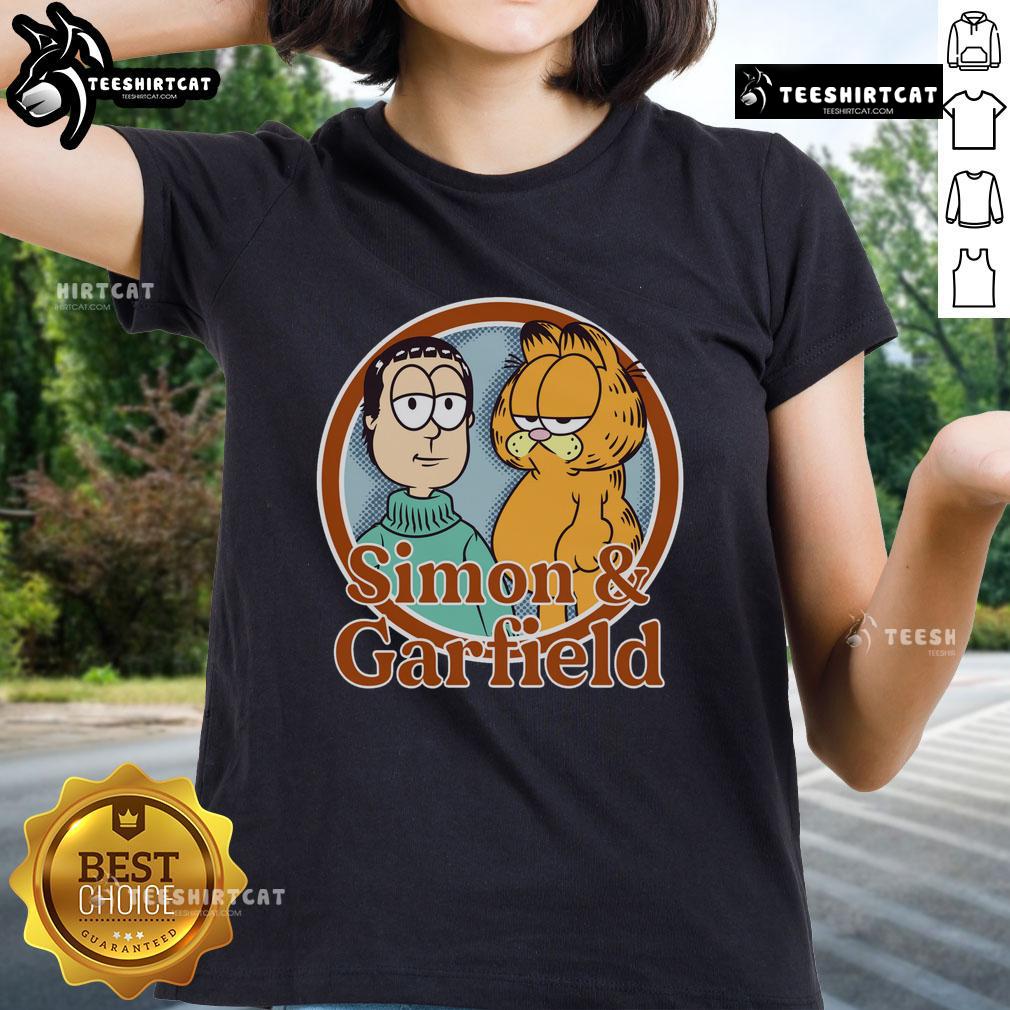 Premium Simon Garfield Ladies Tee featuring stylish design and comfortable fit for everyday wear.