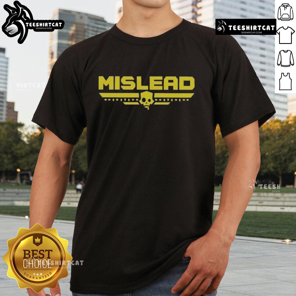 Premium Skull Mislead Logo T-Shirt featuring a striking skull graphic on a stylish, comfortable fit for casual wear.