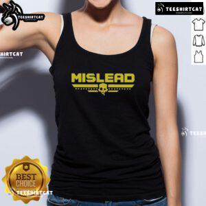 Premium Skull Mislead Logo Tank Top featuring a bold skull graphic, perfect for edgy fashion enthusiasts.