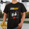 Alt Text: Premium Subway X Mickey Fluff Off T-Shirt featuring You Me Us It This That Everything design in vibrant colors.