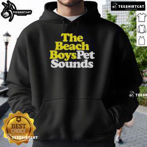 Premium The Beach Boys Pet Sounds Hoodie featuring vibrant album art, perfect for music lovers and vintage style fans.