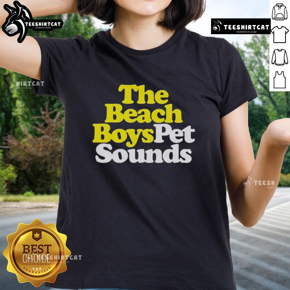 Premium The Beach Boys Pet Sounds Ladies Tee featuring vibrant graphics and soft fabric for stylish music lovers.