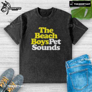 Premium The Beach Boys Pet Sounds washed t-shirt featuring iconic album art and a relaxed fit for vintage style.