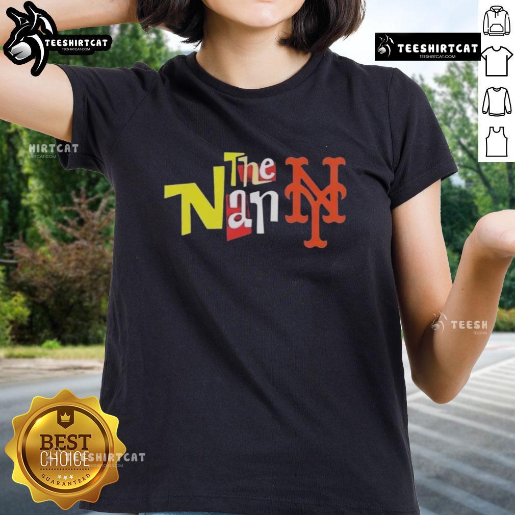 Premium The Nanny New York Mets ladies tee featuring a stylish design for female fans of the iconic TV show and baseball team.