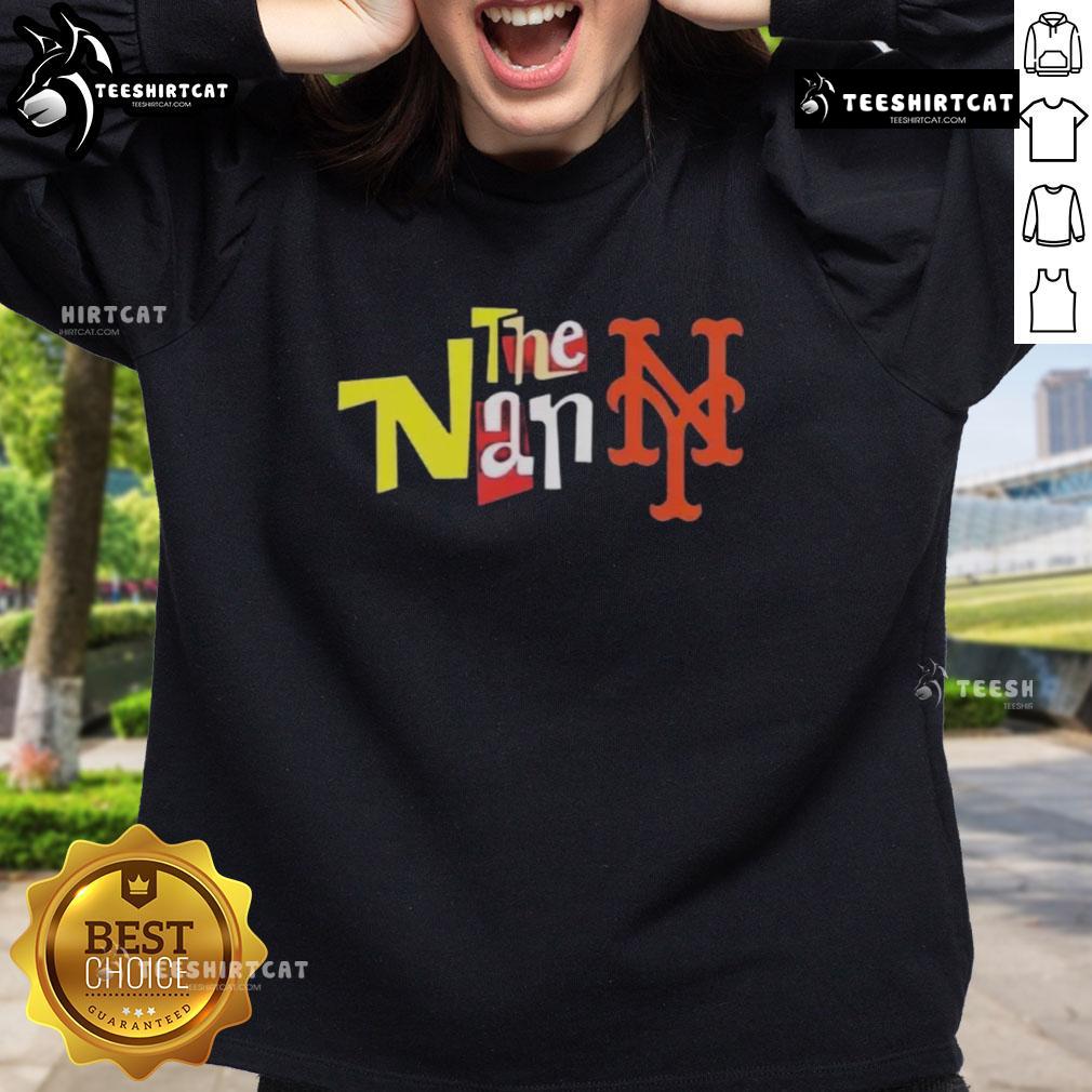 Premium The Nanny New York Mets sweatshirt featuring vibrant team colors and classic design for fans.